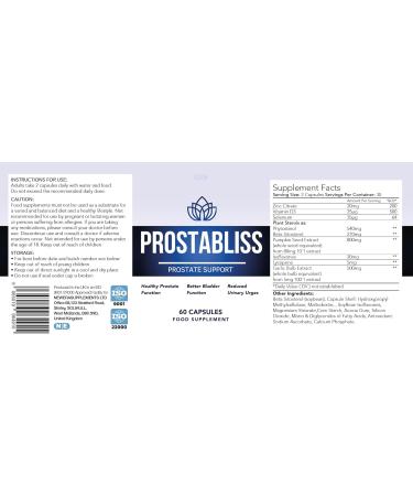 N E Prostabliss Prostate Support - 60 Capsules - Buy Online on GoSupps.com
