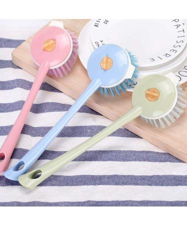 Shop Kitchen Brush Set | Long Handle Coco Wash Pot & Oil Bowl Cleaning Brushes - Four Loaded Sponges - Buy Online on GoSupps.com