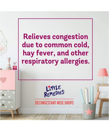Little Remedies Nasal Decongestant Drops 0.5 oz - Pack of 6 - Buy Online on GoSupps.com