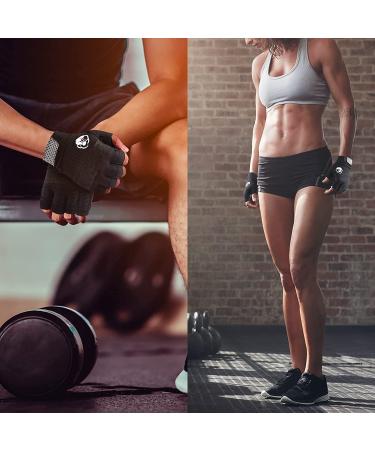 Fitespot Breathable Workout Gloves for Men and Women - Full Palm Protection for Weight Lifting, Fitness, Cycling, and More | Large Athletic Training Gloves - Buy Online on GoSupps.com