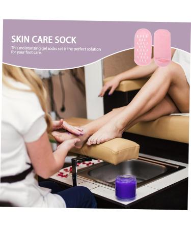 Beavorty 1 Pair Gel Socks Hydrating Lotion Foot Repair Socks Hydrating Socks Cracked feet Socks Heel feet Lotion Female Moisturizing Foot Cover Miss spa Outer Cotton Yarn Skin Care - Buy Online on GoSupps.com