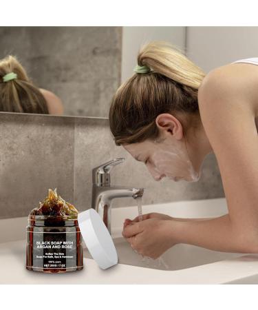 Gdiojnfg Whitening Soap Bar Skin Lightening Soap Skin Brightening Soap Cleansing Soap For Body Black Soap 200g Rose Scent Brightening Soap For Women Men Travel Home Camping - Buy Online on GoSupps.com