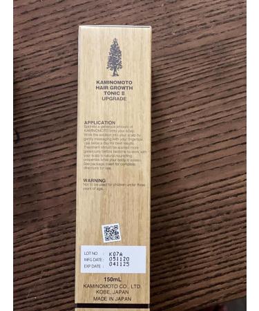 Kaminomoto Hair Growth Tonic II Upgrade - Made in Japan | Higher Strength - Buy Online on GoSupps.com