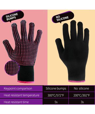 Heat Resistant Curling Iron Glove & Mat Set for Safe Hair Styling - Buy Online on GoSupps.com