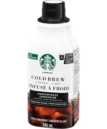 Starbucks Cold Brew Coffee Concentrate Signature Black 6 X 946 ML Bottles 6 Count Chocolate 6 count (Pack of 1) - Buy Online on GoSupps.com