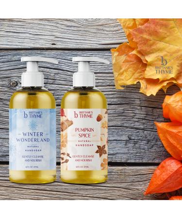 Brittanie's Thyme Fall Natural Olive Oil Hand Soap | Gluten Free Vegan Pumpkin Spice & Winter Wonderland  - Buy Online on GoSupps.com