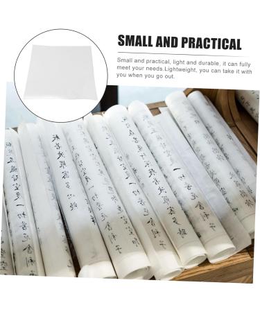 COHEALI 2 Sets 30pcs Rice Paper Japanese Rice Brush Ink Writing Paper Brush Pulp Paper Half-baked Sheng Xuan White 33X33X0.1cm - Buy Online on GoSupps.com