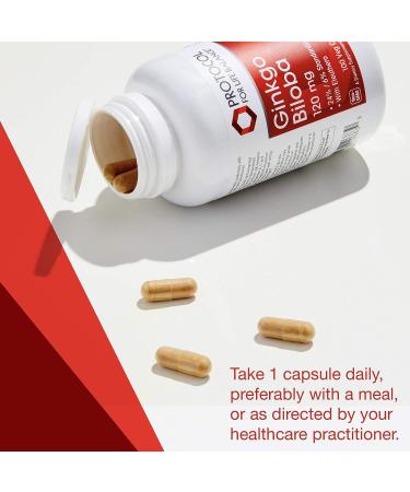 Ginkgo Biloba with Eleuthero Herbal Supplements - 100 Veg Caps - Circulation & Brain Support - Buy Online on GoSupps.com