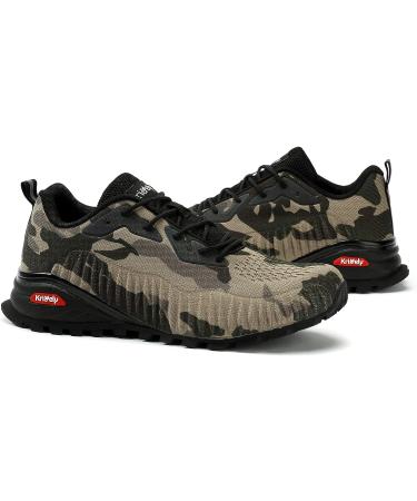 Ikunka Men's Camouflage Sneakers - Lightweight Breathable Walking Shoes - Buy Online on GoSupps.com