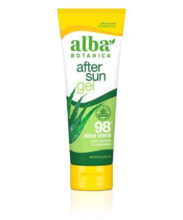Alba Botanica After Sun Gel, Aloe Vera, 8 Oz 98% Aloe vera 8 Ounce (Pack of 1) - Buy Online on GoSupps.com