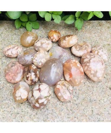 1pc 35g-260g Natural Polished Cherry Blossom Flower Agate Palm Stone forGifts Can be Used for (Color : 35g-55g) HOMEZHOU (Color : 110g-130g) - Buy Online on GoSupps.com