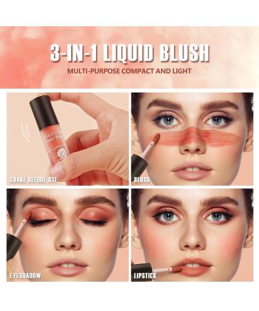 Anglicolor 2PCS Liquid Blush Matte Velvet - Vegan & Cruelty Free (01 Peach) - Buy Online on GoSupps.com