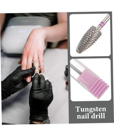 Mikinona Nail Gel Cuticle Bit for Nail Drill Cuticle Drill Bits for Nails Tungsten Nail Drill Nail Bits Nail Polish Nail Flakes Grinding Head Exfoliating Tungsten Steel Nail Clippers 5x0.5cm As Shown - Buy Online on GoSupps.com