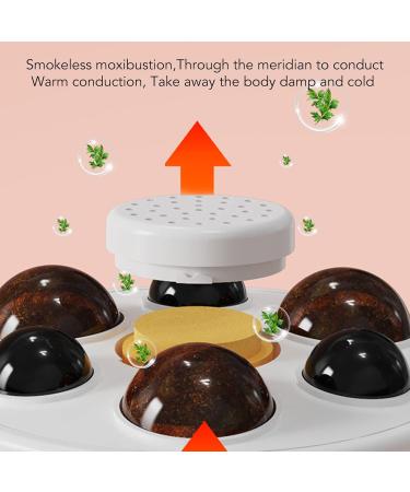 Ccngd Portable USB Electric Body Massager - Abdominal Massager with Massage Oil & Acupuncture | Optimal Relaxation & Pain Relief - Buy Online on GoSupps.com