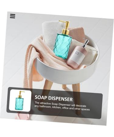 3oz Cucumber Glass Lotion Bottle with Lid - Travel-Ready Storage Container & Dispenser for Soap | Ideal for Bathroom Use - Buy Online on GoSupps.com