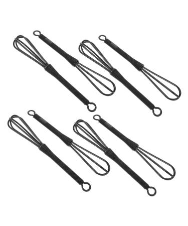 M langeurs de Coloration Capillaire 8 Pi ces en Plastique Noir Manuel pour Professionnels et Particuliers Usage Salon et Domicile Agitation Uniforme de Colorante