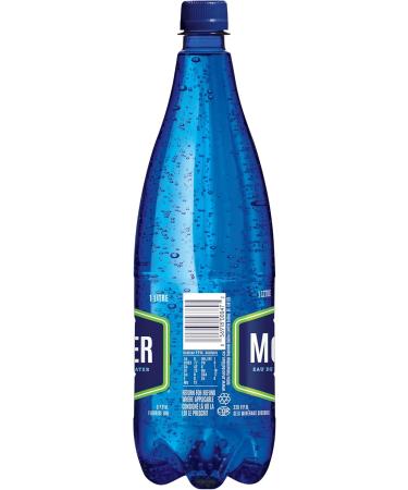 Montellier Carbonated Natural Mineral Water with Lime Flavour 12x1L - Buy Online on GoSupps.com