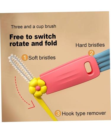 3 PCS Gap Cleaning Brush 3 in 1 Water Bottle Cleaner Brush Portable Bottle Cleaning Brush Rotating Bottle Brush Multifunctional Bottle Brushes for Cleaning Home Daily UseGap Cleaning Brush Water B - Buy Online on GoSupps.com