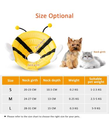 Soft Cat Protective Collar | Lightweight Snap Crane Collar for Cats & Puppies | Recovery Cone for Surgery & Injuries - Yellow - Buy Online on GoSupps.com
