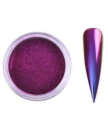 Chameleon Chrome Mirror Nail Powder - Brown/Purple | International Shipping Available - Buy Online on GoSupps.com