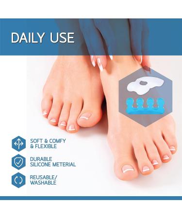 BENNARA Bunion Corrector Set C - 8pc Bunion Protector & Gel Toe Separator for Pain Relief & Toe Straightening - Buy Online on GoSupps.com