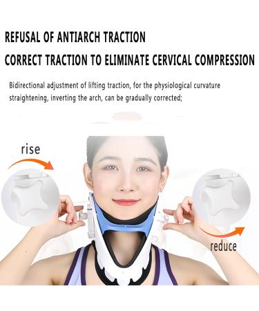 Roll Ruff Adjustable Cervical Vertebrae Traction Device - Neck Stretcher for Improved Posture & Medical Spine Care - Buy Online on GoSupps.com