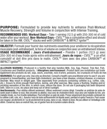 ALLMAX Nutrition - C:VOL - Professional-Grade Creatine + Taurine + L-Carnitine Complex Raspberry Kiwi Kamikaze 375 Gram (P30035) - Buy Online on GoSupps.com
