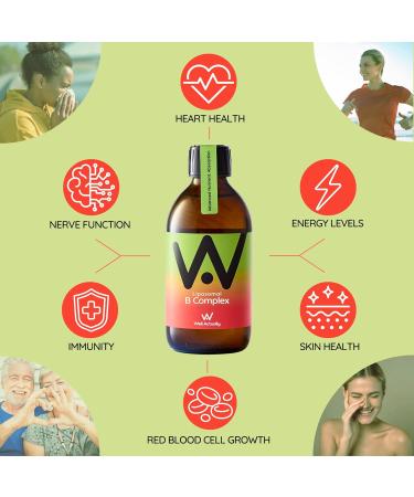 High Strength Liposomal Vitamin B Complex for Energy and Brain Support - Tropical Flavour | 8 Essential B Vitamins (60 Servings) - Buy Online on GoSupps.com