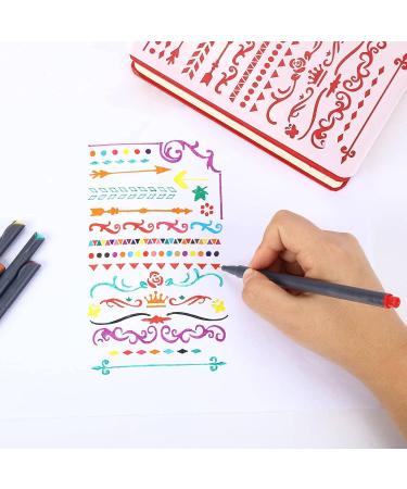 iBayam 36 Colored Fineliner Pens for Journaling & Note Taking - Vibrant Colors for Office, School & Planner - Fine Tip Markers for Students & Teachers - Buy Online on GoSupps.com
