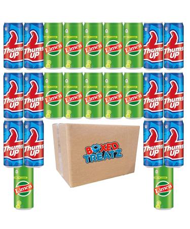 Limca Can Thums Up Can 12x Limca 300ml + 12x Thums Up 300ml Pack Of 24 Indian Soft Drink Bundle Limca Indian Lime Drink Strong Fizzy Flavoured Sparkling Drink With A Spicy Twist Boxed Treatz - Buy Online on GoSupps.com