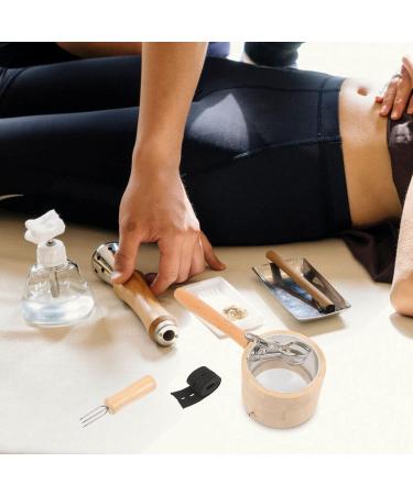 Beavorty Moxa Stand Tool Set - Portable Moxibustion Box with Wooden Handle for Home Healing - Buy Online on GoSupps.com