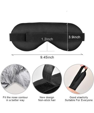 Haskirky Light Blocking Eye Mask for Men and Women | Adjustable & Breathable | Perfect for Travel, Yoga, Meditation, and Office Deep Sleep | Comfortable & Smooth | Highland Cow Design - Buy Online on GoSupps.com