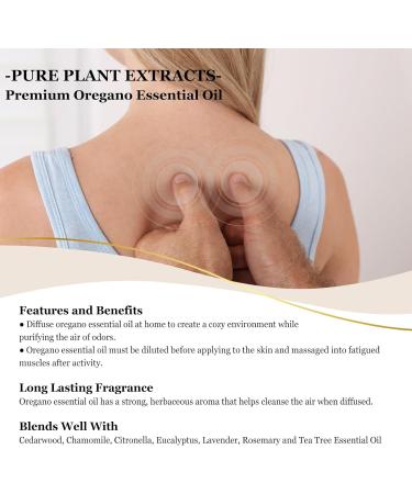 EUQEE Oregano Essential Oil 10ml - 100% Pure Natural Aromatherapy Oil for Diffusers at Home - Buy Online on GoSupps.com