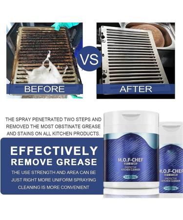 2023 New Mof Chef Cleaner Powder Oil Pollution Cleaning Powder Foaming Heavy Oil Stain Cleaner All Purpose Stain Remover Cleaner - Buy Online on GoSupps.com