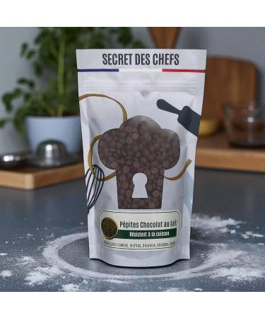 Secret des Chefs P pites Chocolat au Lait 300g Qualit Professionnelle Pour Cookies Muffins Brownies Brioches Glaces P tisseries - Buy Online on GoSupps.com