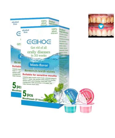 Oralheal Jelly Cup mouthwash rests the health of teeth and mouth oral heal mouthwash jelly cup mouthwash fresh breath clean teeth (2 cardboard (10 pieces)))