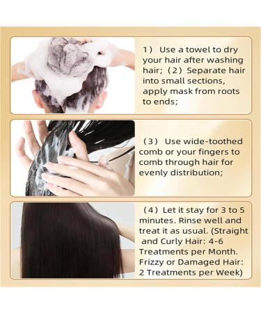 GARWAR Amino Acid Essence Luxury Nourishing Hair Protein Cream500ml Birds Nest Amino Acid Hair Care Protein Cream for Dry Frizzy Damaged Hair - Buy Online on GoSupps.com