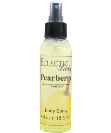 Pearberry Body Spray 4 ounces Body Mist for Women with Clean Light & Gentle Fragrance Long Lasting Perfume with Comforting Scent for Men & Women Cologne with Soft Subtle Aroma For Daily Use 4 Fluid Ounces