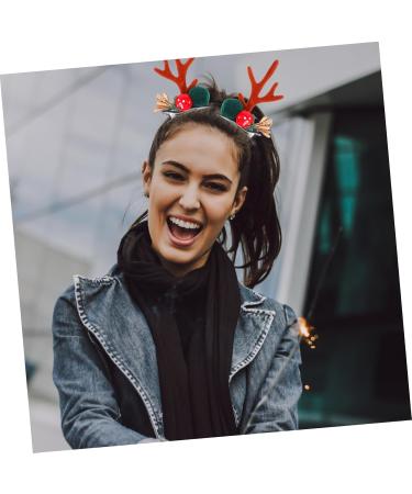 FOMIYES 4 Pairs Christmas Hair Clips Animal Horns Headpiece Hair Decoration Doe Ears Hair Clip Antlers Hair Clips Girls Dresses Animal Horns Clips Santa Hat Clip Elder Pompom - Buy Online on GoSupps.com