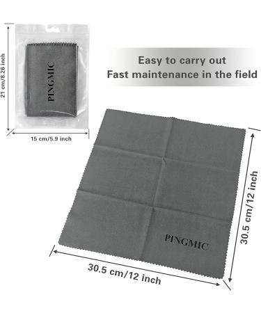 4PCS NP Gun Cleaning Cloth Rags - 12x12 Microfiber Towel for Polishing, Lint-Free Silicone Gun Wipes - Ideal for Firearm Cleaning & Protection - Buy Online on GoSupps.com