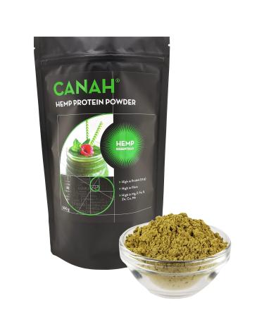 Natural Hemp Protein Powder by Canah 16.9 Ounces / 500 g  Vegan, High in Protein, Fibre, Omega 3 & Omega 6, Amino Acids, Vitamins and Minerals, Certified Kosher  European Sourced
