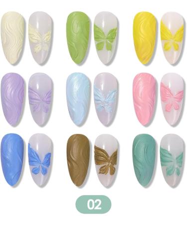 Solid Gel - 9 Color Manicure Gel - 3D Nail Gel for Women and Girls Wedding Extensions French Tips Birthday - Buy Online on GoSupps.com