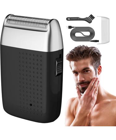 Beard Shaver Trimmer - Reciprocating Portable Foil | Lightweight Shaver Beard Grooming Tool with USB Port for Travel Offices Outings Schools Aviere Black - Buy Online on GoSupps.com