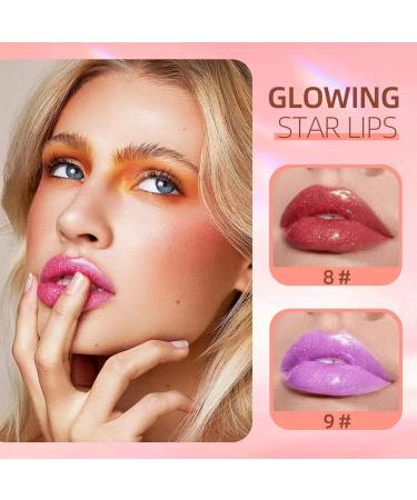 COOSA Neon Glitter Liquid Lipsticks Set - 9 Colors Shimmer Metallic Lipstick Kit - Long Lasting Waterproof Makeup - Face Eye Glow Shimmer Lip Gloss Set - 0.56 Fl Oz (Pack of 9) - Buy Online on GoSupps.com