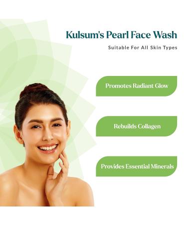 Kulsum's Kaya Kalp Pearl Face Wash - 100ml | Nourishing & Radiant Skin | International Shipping Available - Buy Online on GoSupps.com