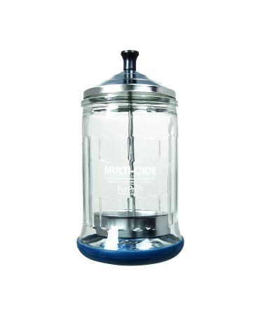 ForPro Multi-Cide Disinfecting Jar - 21oz Midsize Glass Jar for Manicure & Spa Implements - Buy Online on GoSupps.com