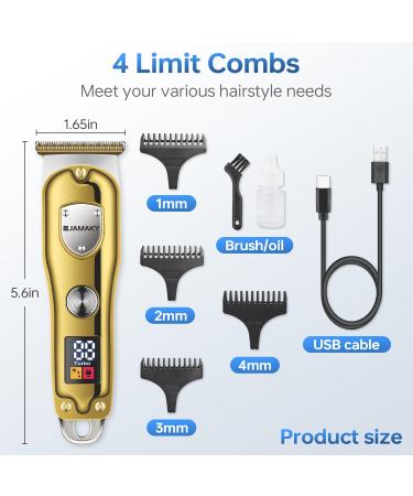 High Performance Beard & Mustache Trimmer for Men - Cordless Stainless Steel Blades 100 Min Runtime Ideal for Barbers & Travel - Buy Online on GoSupps.com
