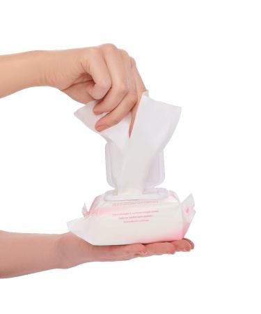 Simply Soft Makeup Remover Wipes - Fragrance-Free, Hypoallergenic, pH Balanced - 25 ct. (2 Packs) - Unscented Towelettes - Buy Online on GoSupps.com