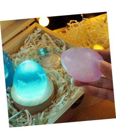 Cabilock 3pcs Egg Night Light Mold Molds for Candles Egg Silicone Molds Desktop One Body Cake Mold - Buy Online on GoSupps.com