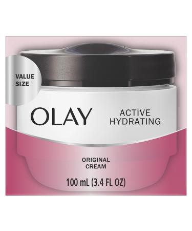Olay Active Hydrating Cream Face Moisturizer 3.4 fl oz